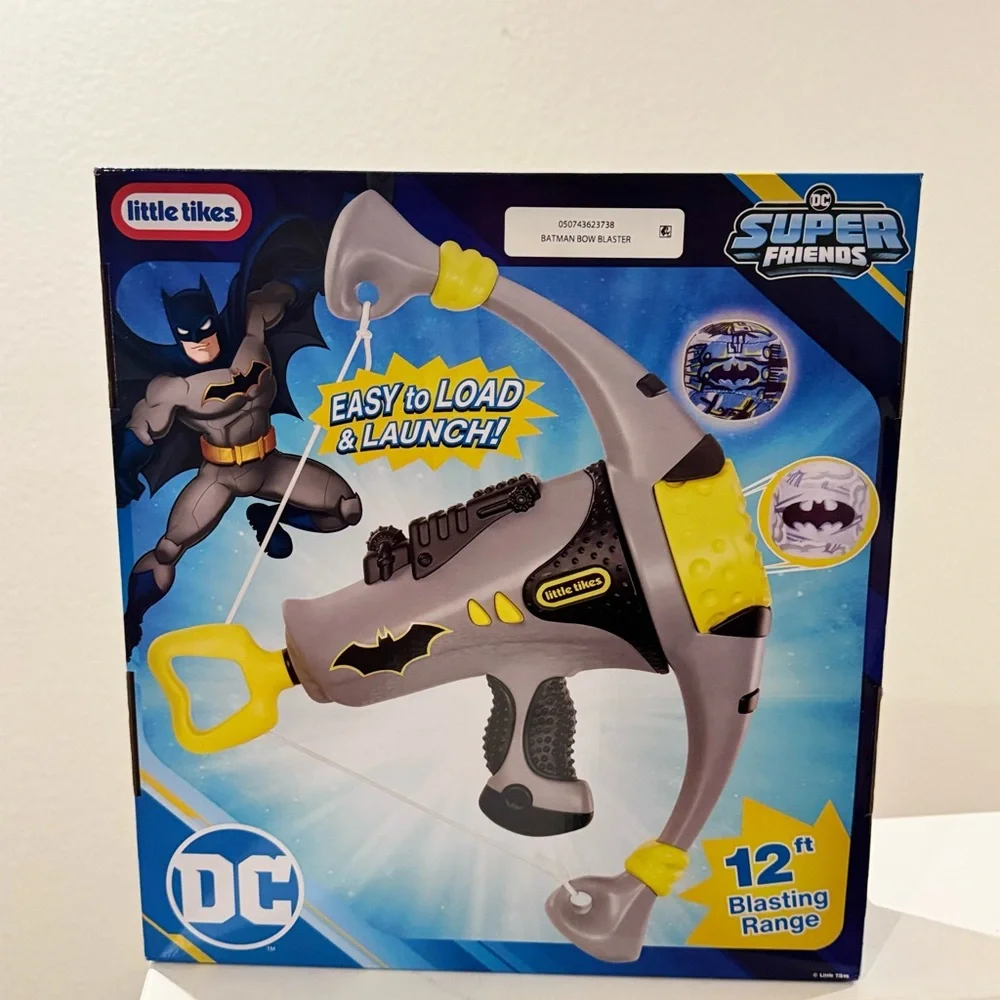 LITTLE TIKES Batman Bow Blaster - DC Active Play Toy Blasters for kids. NEW
